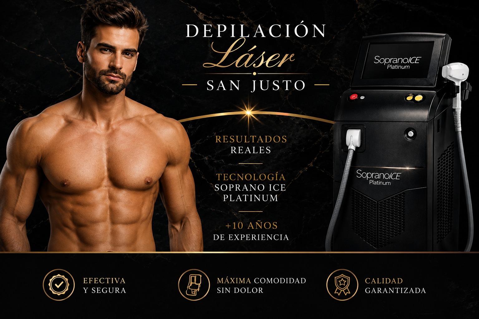 Promo hombres depilación láser